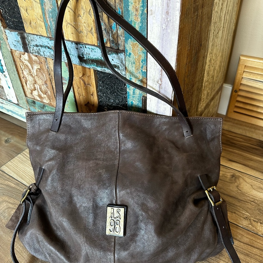 A.S. 98 Salo Brown Shoulder Bag
